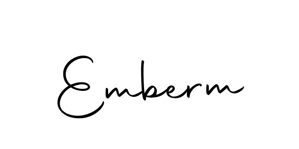 You can use this online signature creator to create a handwritten signature for the name Emberm. This is the best online autograph maker. Emberm signature style 10 images and pictures png