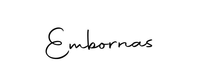 Use a signature maker to create a handwritten signature online. With this signature software, you can design (Autography-DOLnW) your own signature for name Embornas. Embornas signature style 10 images and pictures png