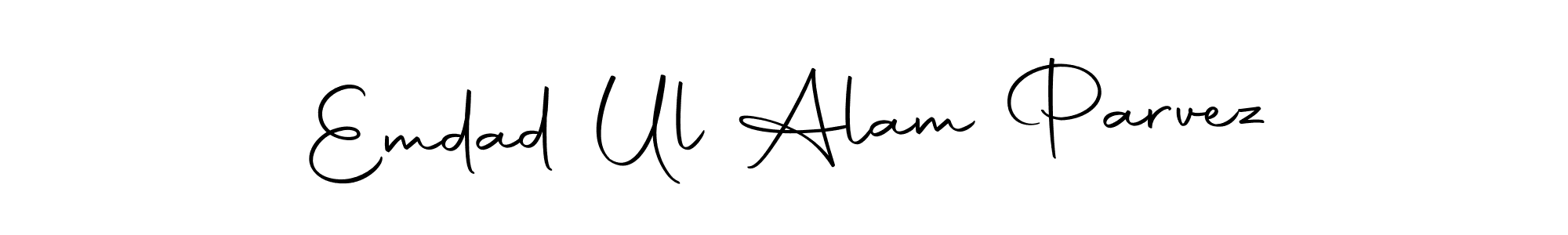 Similarly Autography-DOLnW is the best handwritten signature design. Signature creator online .You can use it as an online autograph creator for name Emdad Ul Alam Parvez. Emdad Ul Alam Parvez signature style 10 images and pictures png