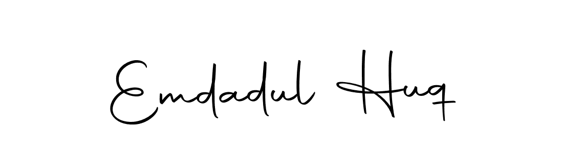 Create a beautiful signature design for name Emdadul Huq. With this signature (Autography-DOLnW) fonts, you can make a handwritten signature for free. Emdadul Huq signature style 10 images and pictures png