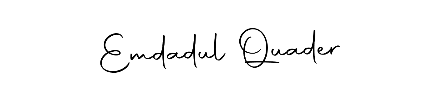 Make a beautiful signature design for name Emdadul Quader. With this signature (Autography-DOLnW) style, you can create a handwritten signature for free. Emdadul Quader signature style 10 images and pictures png
