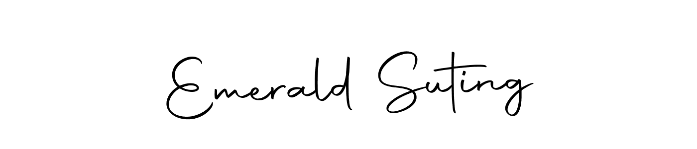 How to make Emerald Suting signature? Autography-DOLnW is a professional autograph style. Create handwritten signature for Emerald Suting name. Emerald Suting signature style 10 images and pictures png