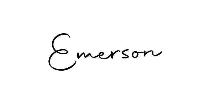 Similarly Autography-DOLnW is the best handwritten signature design. Signature creator online .You can use it as an online autograph creator for name Emerson. Emerson signature style 10 images and pictures png