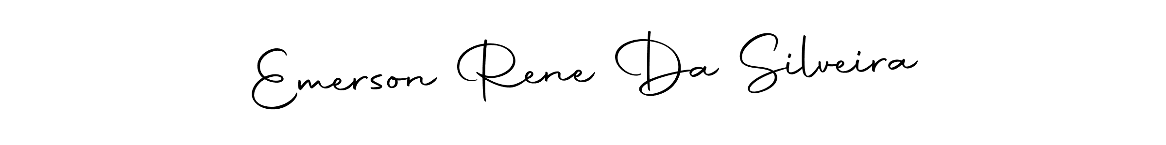 Design your own signature with our free online signature maker. With this signature software, you can create a handwritten (Autography-DOLnW) signature for name Emerson Rene Da Silveira. Emerson Rene Da Silveira signature style 10 images and pictures png