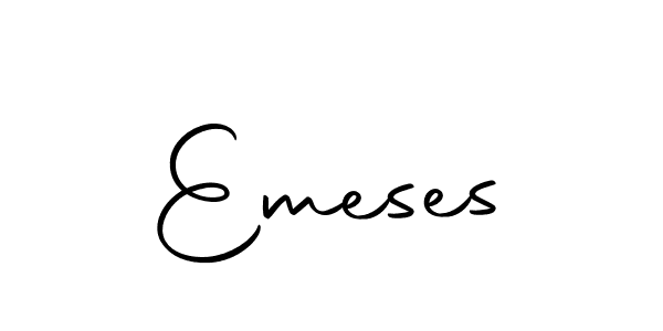 Make a beautiful signature design for name Emeses. Use this online signature maker to create a handwritten signature for free. Emeses signature style 10 images and pictures png