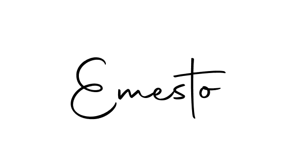 Make a beautiful signature design for name Emesto. Use this online signature maker to create a handwritten signature for free. Emesto signature style 10 images and pictures png