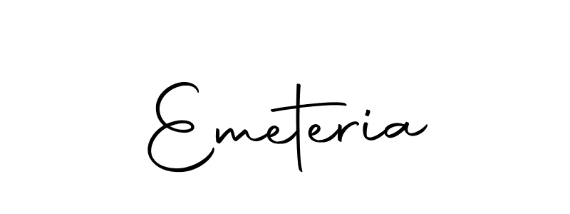 Here are the top 10 professional signature styles for the name Emeteria. These are the best autograph styles you can use for your name. Emeteria signature style 10 images and pictures png