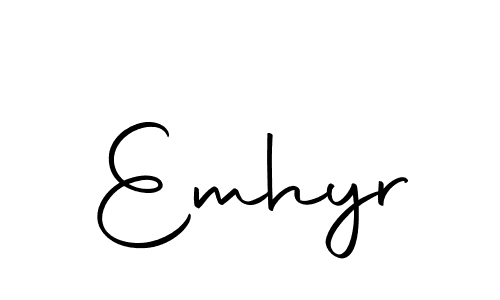 if you are searching for the best signature style for your name Emhyr. so please give up your signature search. here we have designed multiple signature styles  using Autography-DOLnW. Emhyr signature style 10 images and pictures png