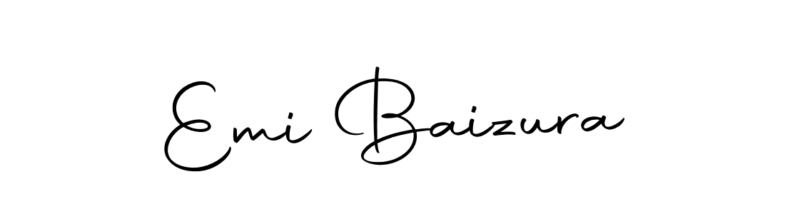 Emi Baizura stylish signature style. Best Handwritten Sign (Autography-DOLnW) for my name. Handwritten Signature Collection Ideas for my name Emi Baizura. Emi Baizura signature style 10 images and pictures png