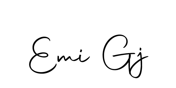 Once you've used our free online signature maker to create your best signature Autography-DOLnW style, it's time to enjoy all of the benefits that Emi Gj name signing documents. Emi Gj signature style 10 images and pictures png