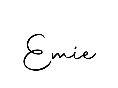 You should practise on your own different ways (Autography-DOLnW) to write your name (Emie) in signature. don't let someone else do it for you. Emie signature style 10 images and pictures png