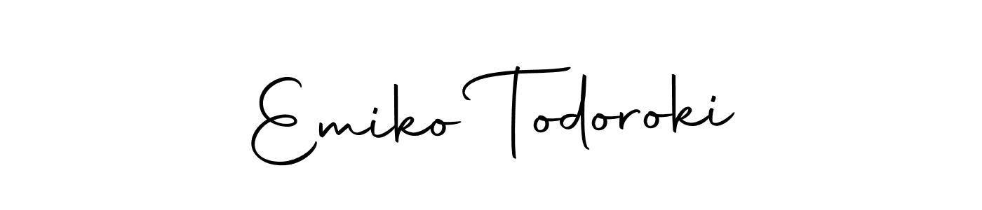 Check out images of Autograph of Emiko Todoroki name. Actor Emiko Todoroki Signature Style. Autography-DOLnW is a professional sign style online. Emiko Todoroki signature style 10 images and pictures png