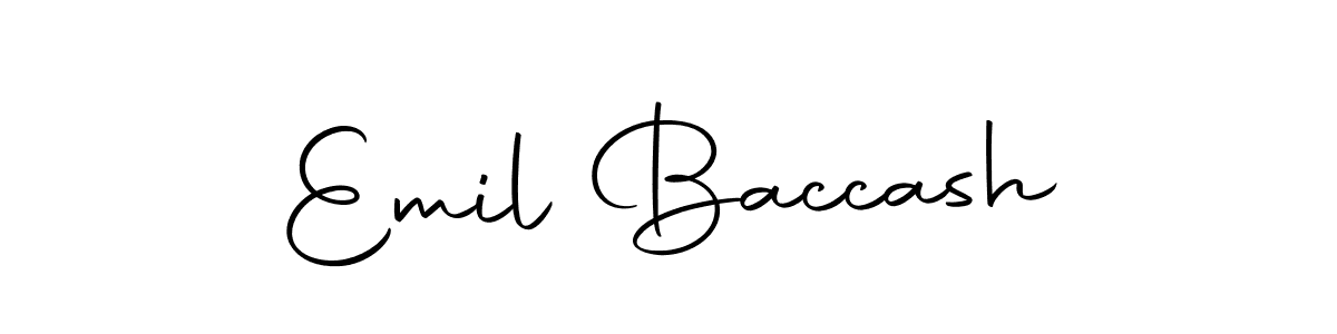 It looks lik you need a new signature style for name Emil Baccash. Design unique handwritten (Autography-DOLnW) signature with our free signature maker in just a few clicks. Emil Baccash signature style 10 images and pictures png