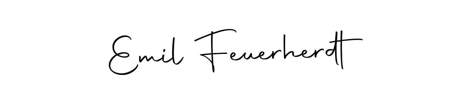 Make a beautiful signature design for name Emil Feuerherdt. With this signature (Autography-DOLnW) style, you can create a handwritten signature for free. Emil Feuerherdt signature style 10 images and pictures png