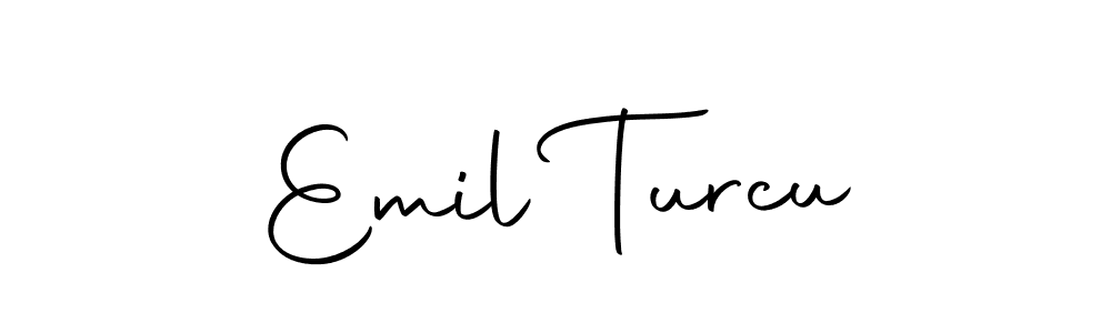 Design your own signature with our free online signature maker. With this signature software, you can create a handwritten (Autography-DOLnW) signature for name Emil Turcu. Emil Turcu signature style 10 images and pictures png