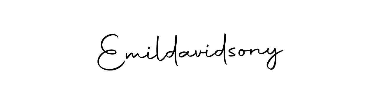 You can use this online signature creator to create a handwritten signature for the name Emildavidsony. This is the best online autograph maker. Emildavidsony signature style 10 images and pictures png