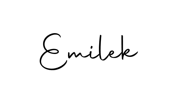 Make a beautiful signature design for name Emilek. Use this online signature maker to create a handwritten signature for free. Emilek signature style 10 images and pictures png