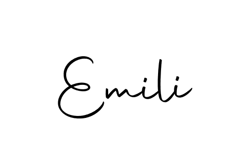 Emili stylish signature style. Best Handwritten Sign (Autography-DOLnW) for my name. Handwritten Signature Collection Ideas for my name Emili. Emili signature style 10 images and pictures png