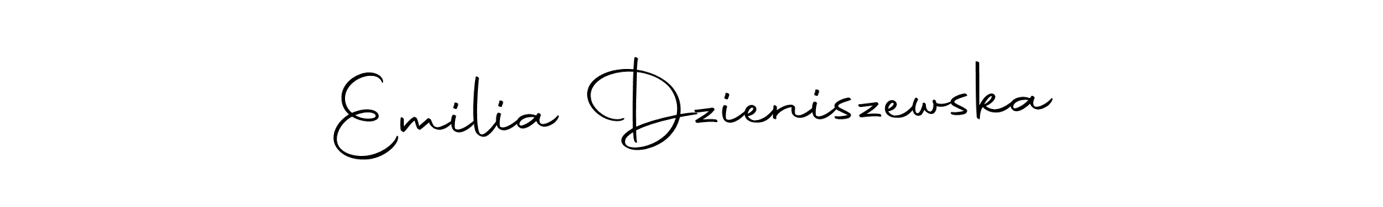 Make a beautiful signature design for name Emilia Dzieniszewska. Use this online signature maker to create a handwritten signature for free. Emilia Dzieniszewska signature style 10 images and pictures png