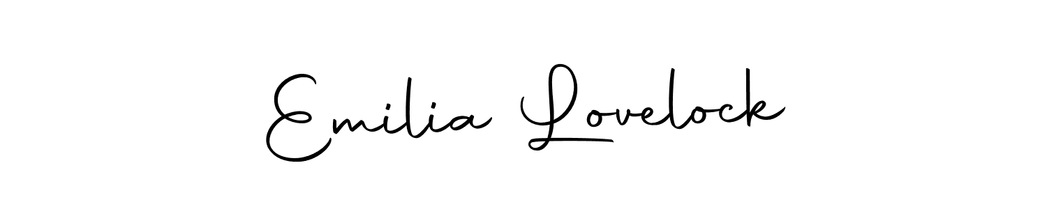 Here are the top 10 professional signature styles for the name Emilia Lovelock. These are the best autograph styles you can use for your name. Emilia Lovelock signature style 10 images and pictures png
