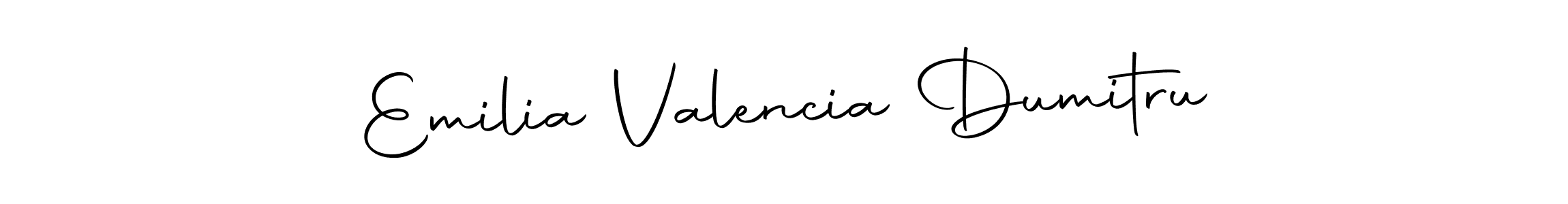 You can use this online signature creator to create a handwritten signature for the name Emilia Valencia Dumitru. This is the best online autograph maker. Emilia Valencia Dumitru signature style 10 images and pictures png