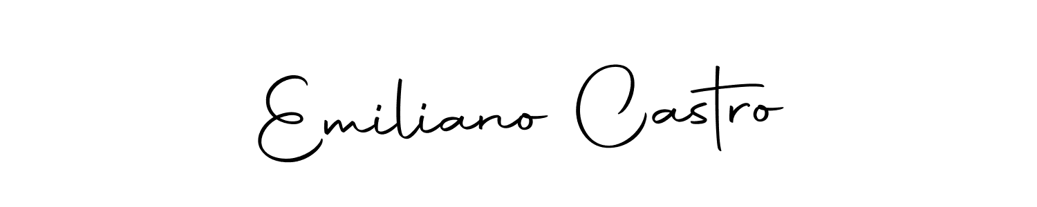 Autography-DOLnW is a professional signature style that is perfect for those who want to add a touch of class to their signature. It is also a great choice for those who want to make their signature more unique. Get Emiliano Castro name to fancy signature for free. Emiliano Castro signature style 10 images and pictures png