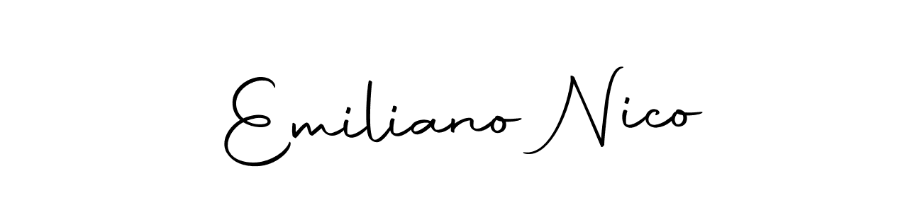Check out images of Autograph of Emiliano Nico name. Actor Emiliano Nico Signature Style. Autography-DOLnW is a professional sign style online. Emiliano Nico signature style 10 images and pictures png