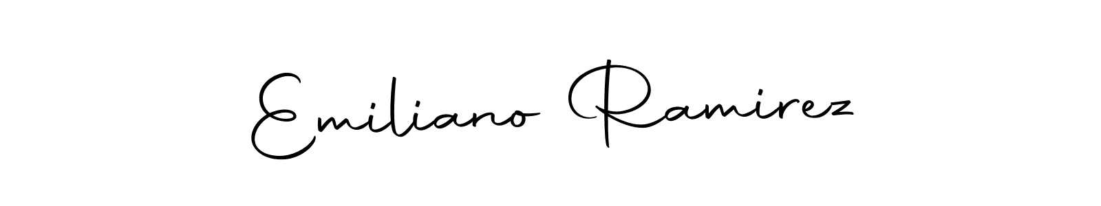 Design your own signature with our free online signature maker. With this signature software, you can create a handwritten (Autography-DOLnW) signature for name Emiliano Ramirez. Emiliano Ramirez signature style 10 images and pictures png