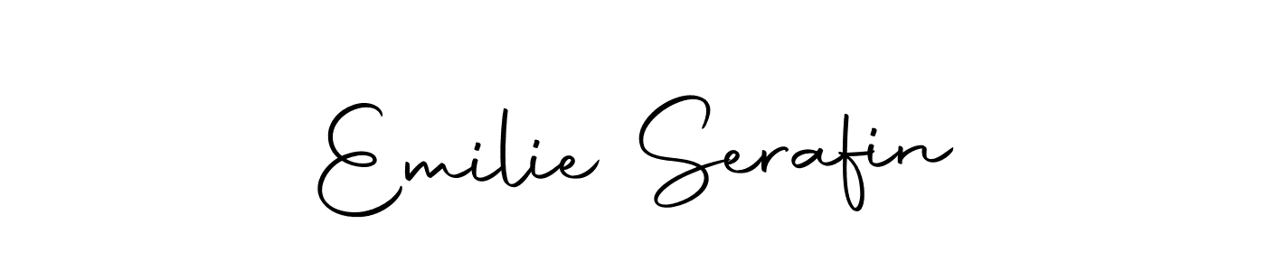 How to make Emilie Serafin signature? Autography-DOLnW is a professional autograph style. Create handwritten signature for Emilie Serafin name. Emilie Serafin signature style 10 images and pictures png