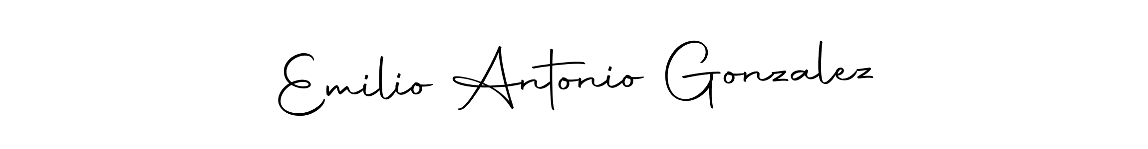 How to make Emilio Antonio Gonzalez name signature. Use Autography-DOLnW style for creating short signs online. This is the latest handwritten sign. Emilio Antonio Gonzalez signature style 10 images and pictures png
