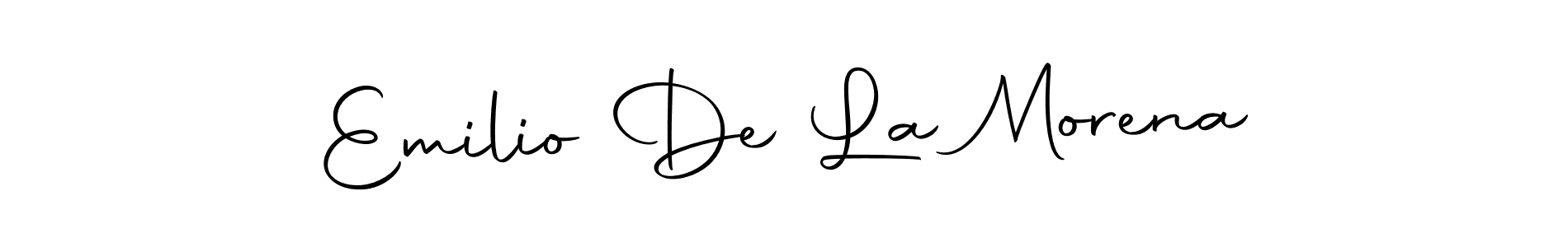 if you are searching for the best signature style for your name Emilio De La Morena. so please give up your signature search. here we have designed multiple signature styles  using Autography-DOLnW. Emilio De La Morena signature style 10 images and pictures png