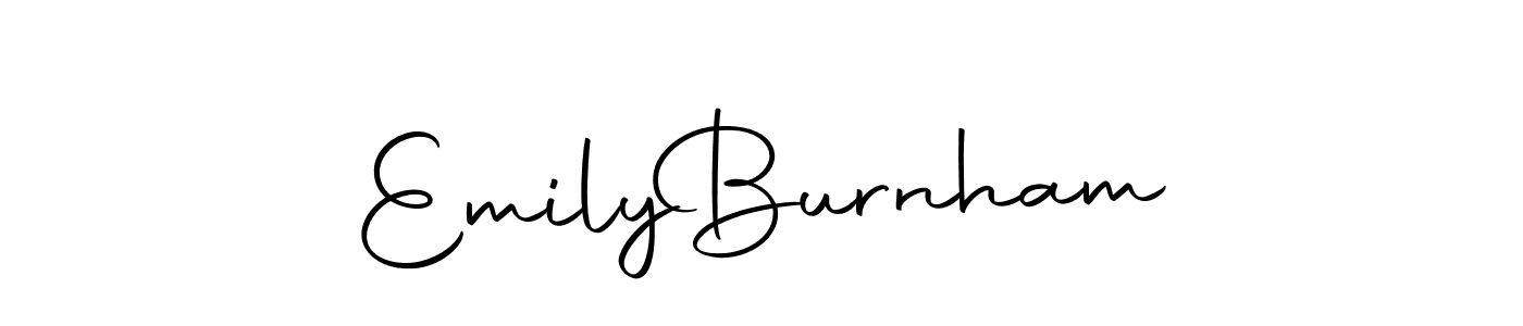 It looks lik you need a new signature style for name Emily  Burnham. Design unique handwritten (Autography-DOLnW) signature with our free signature maker in just a few clicks. Emily  Burnham signature style 10 images and pictures png