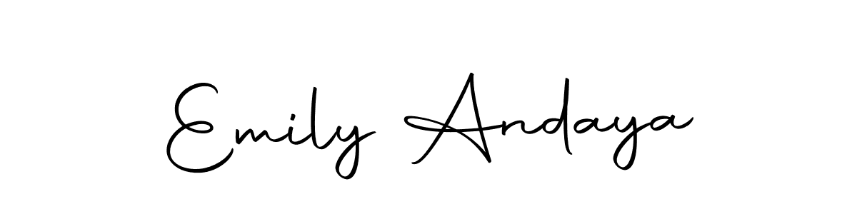 Use a signature maker to create a handwritten signature online. With this signature software, you can design (Autography-DOLnW) your own signature for name Emily Andaya. Emily Andaya signature style 10 images and pictures png