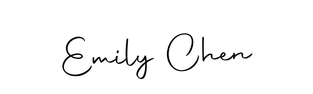 How to make Emily Chen signature? Autography-DOLnW is a professional autograph style. Create handwritten signature for Emily Chen name. Emily Chen signature style 10 images and pictures png