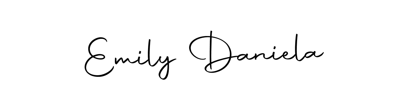 Autography-DOLnW is a professional signature style that is perfect for those who want to add a touch of class to their signature. It is also a great choice for those who want to make their signature more unique. Get Emily Daniela name to fancy signature for free. Emily Daniela signature style 10 images and pictures png