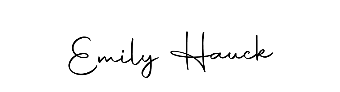 Create a beautiful signature design for name Emily Hauck. With this signature (Autography-DOLnW) fonts, you can make a handwritten signature for free. Emily Hauck signature style 10 images and pictures png