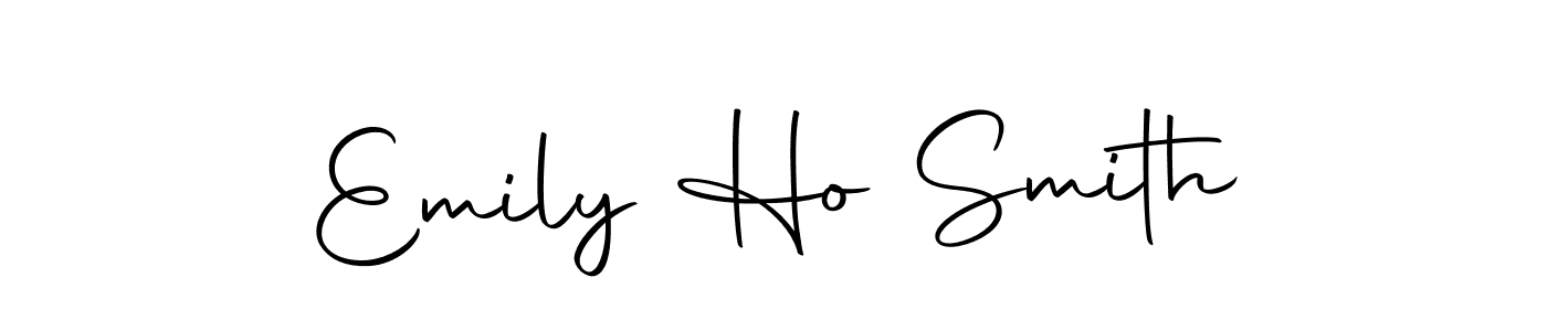 The best way (Autography-DOLnW) to make a short signature is to pick only two or three words in your name. The name Emily Ho Smith include a total of six letters. For converting this name. Emily Ho Smith signature style 10 images and pictures png