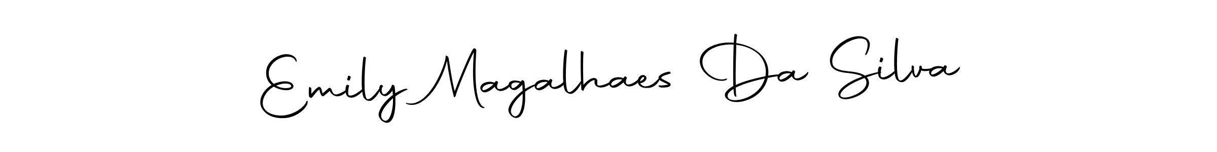 You should practise on your own different ways (Autography-DOLnW) to write your name (Emily Magalhaes Da Silva) in signature. don't let someone else do it for you. Emily Magalhaes Da Silva signature style 10 images and pictures png
