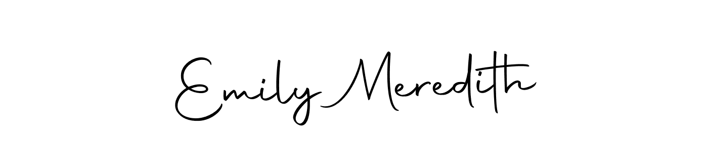 How to make Emily Meredith signature? Autography-DOLnW is a professional autograph style. Create handwritten signature for Emily Meredith name. Emily Meredith signature style 10 images and pictures png