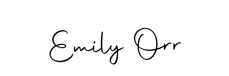 Make a beautiful signature design for name Emily Orr. With this signature (Autography-DOLnW) style, you can create a handwritten signature for free. Emily Orr signature style 10 images and pictures png