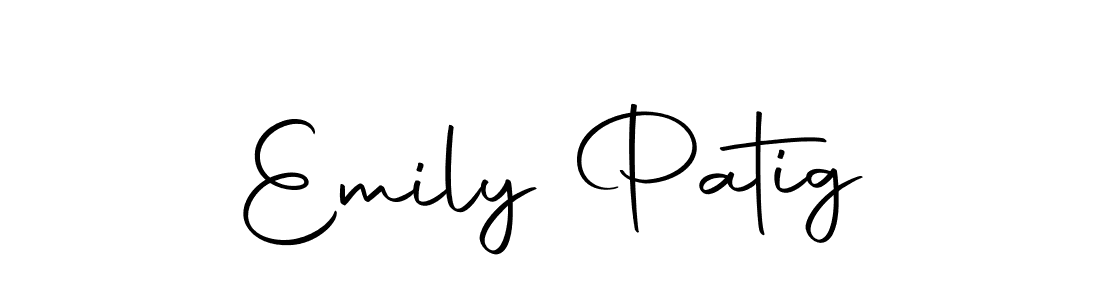 if you are searching for the best signature style for your name Emily Patig. so please give up your signature search. here we have designed multiple signature styles  using Autography-DOLnW. Emily Patig signature style 10 images and pictures png