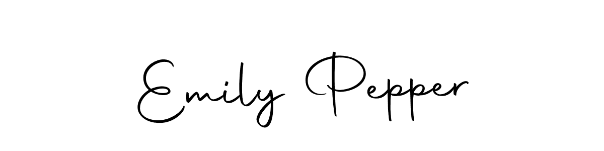 Design your own signature with our free online signature maker. With this signature software, you can create a handwritten (Autography-DOLnW) signature for name Emily Pepper. Emily Pepper signature style 10 images and pictures png