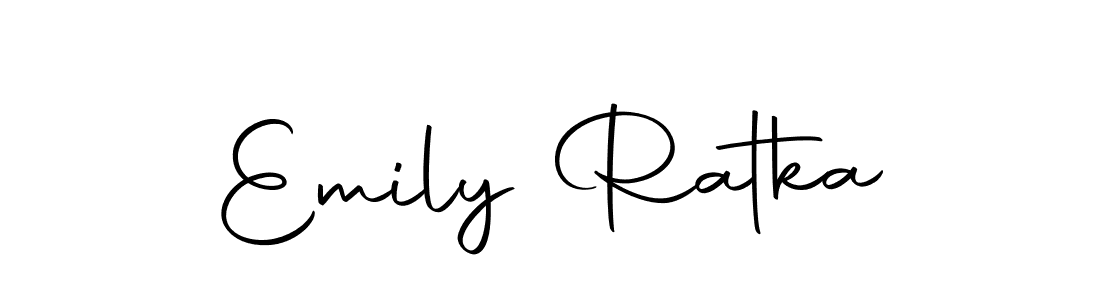 Create a beautiful signature design for name Emily Ratka. With this signature (Autography-DOLnW) fonts, you can make a handwritten signature for free. Emily Ratka signature style 10 images and pictures png