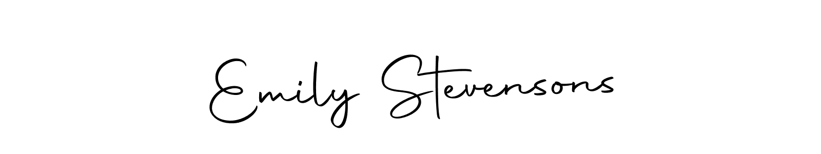 You should practise on your own different ways (Autography-DOLnW) to write your name (Emily Stevensons) in signature. don't let someone else do it for you. Emily Stevensons signature style 10 images and pictures png