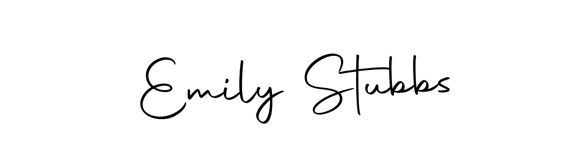 Make a beautiful signature design for name Emily Stubbs. Use this online signature maker to create a handwritten signature for free. Emily Stubbs signature style 10 images and pictures png