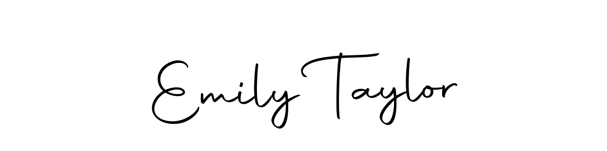How to make Emily Taylor name signature. Use Autography-DOLnW style for creating short signs online. This is the latest handwritten sign. Emily Taylor signature style 10 images and pictures png