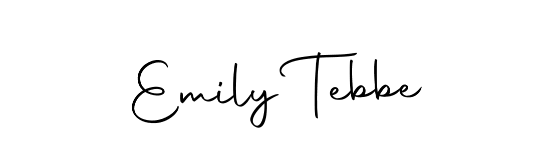 It looks lik you need a new signature style for name Emily Tebbe. Design unique handwritten (Autography-DOLnW) signature with our free signature maker in just a few clicks. Emily Tebbe signature style 10 images and pictures png