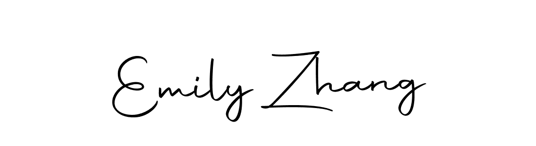 Create a beautiful signature design for name Emily Zhang. With this signature (Autography-DOLnW) fonts, you can make a handwritten signature for free. Emily Zhang signature style 10 images and pictures png