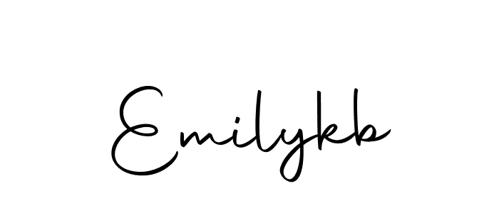 if you are searching for the best signature style for your name Emilykb. so please give up your signature search. here we have designed multiple signature styles  using Autography-DOLnW. Emilykb signature style 10 images and pictures png