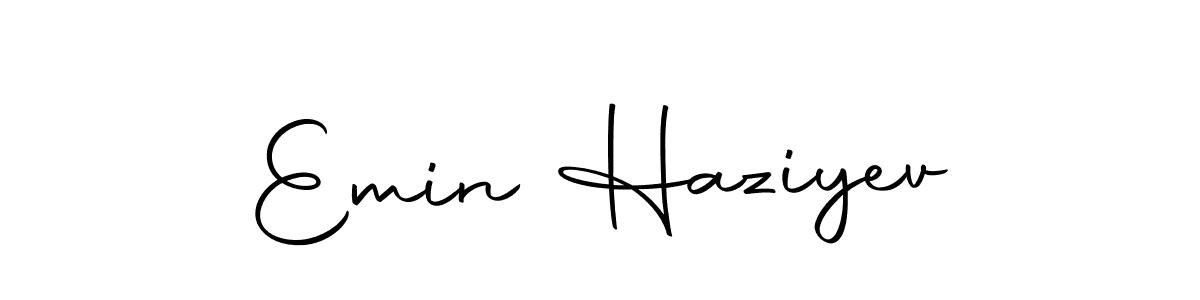 Make a beautiful signature design for name Emin Haziyev. With this signature (Autography-DOLnW) style, you can create a handwritten signature for free. Emin Haziyev signature style 10 images and pictures png